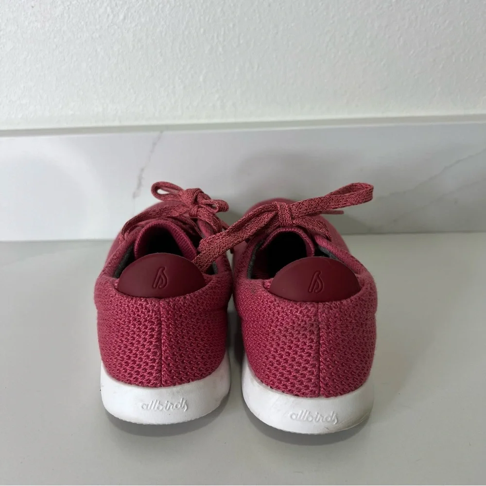 Allbirds Womens Tree Piper Sneakers Lux Pink Lightweight Washable Shoes Size 7 - Picture 3 of 16